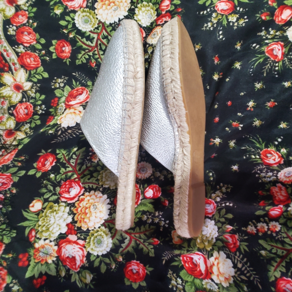 Freda Salvador Silver Mules